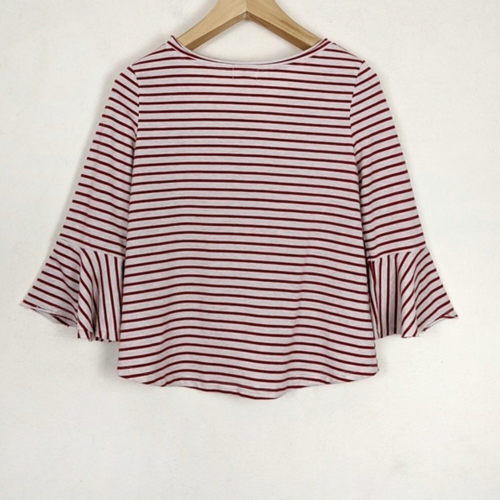 Anthropologie Deletta Celina Ruffle-Sleeve Top - Picture 4 of 5